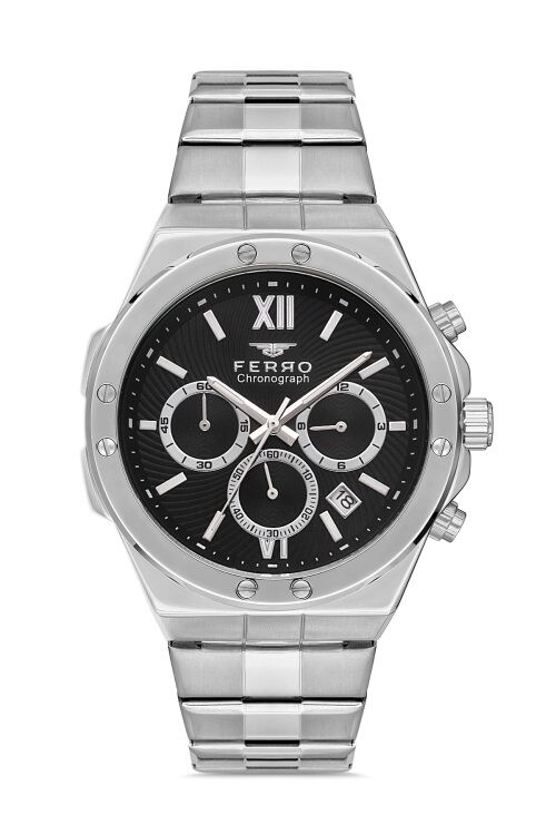 Ferro Gümüş Çelik kordon Erkek Kol Saati FM31356A-A2