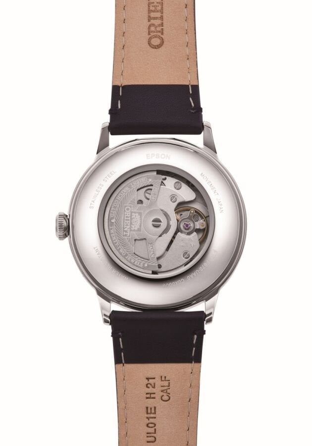 Orient Bambino RA-AC0022S30B Kurmalı Otomatik Deri Siyah Beyaz Kadran 41 mm Erkek Kol Saati