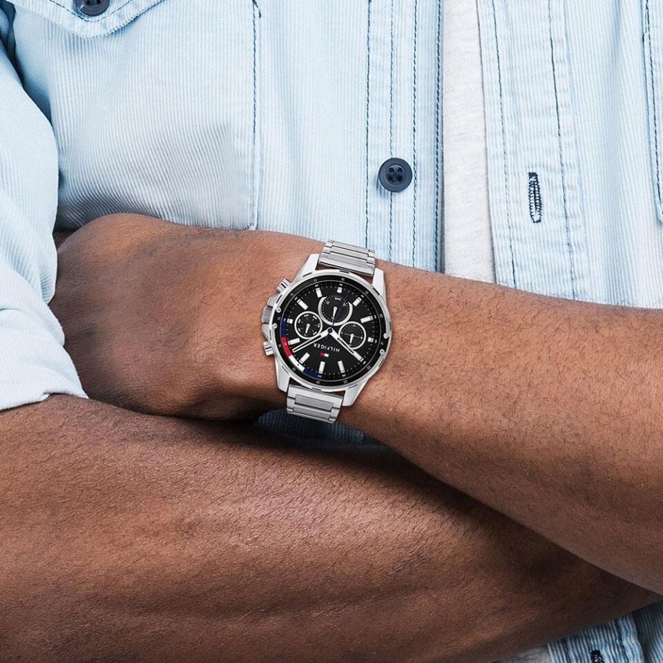 Tommy Hilfiger TH1791936 45 mm Gri Erkek Kol Saati