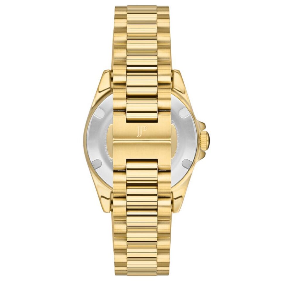Jacques Philippe JPQLS3423X4 Quartz Swiss Made Çelik Altın Rengi Yeşil Kadran Safir Cam 10 ATM 34 mm Kadın Kol Saati
