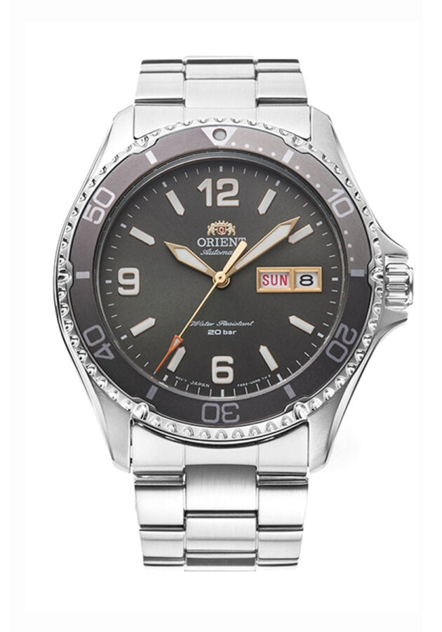 Orient RA-AA0819N39B Kurmalı Otomatik Çelik Gri 20 ATM 42 mm Erkek Kol Saati