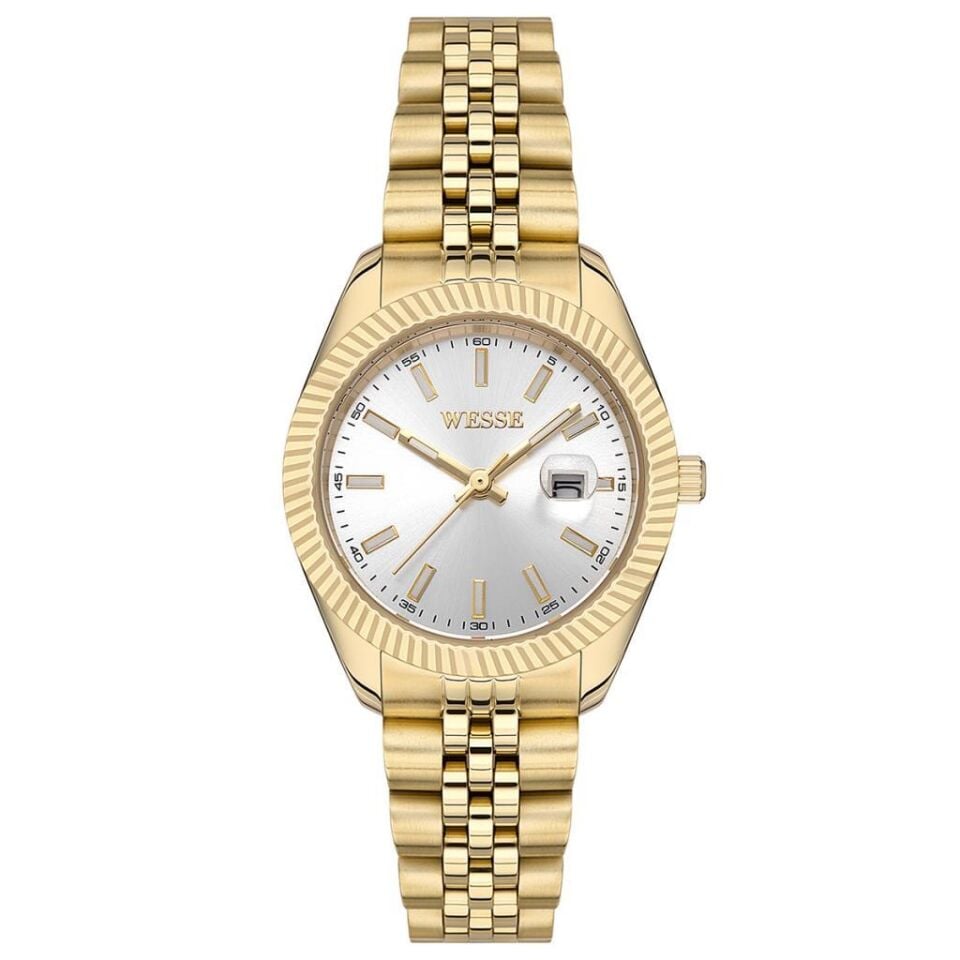 Wesse WWL111510 Quartz Çelik Altın Rengi 32 mm Kadın Kol Saati