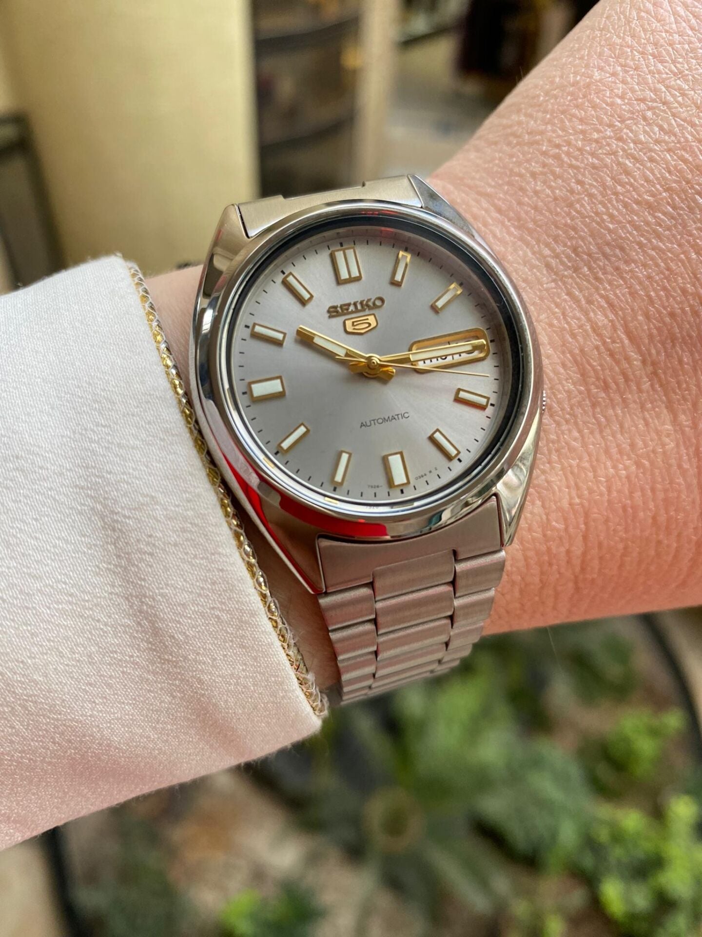 Seiko 5 SNXS75K1 Otomatik Çelik Gri 39 mm Erkek Kol Saati