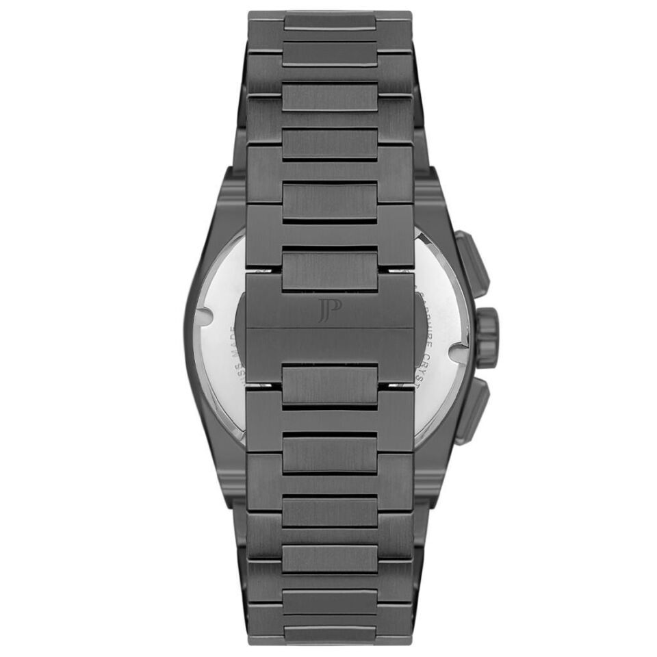 Jacques Philippe JPQGC4183X7 Quartz Swiss Made Çelik Füme Yeşil Kadran Safir Cam 42 mm Erkek Kol Saati