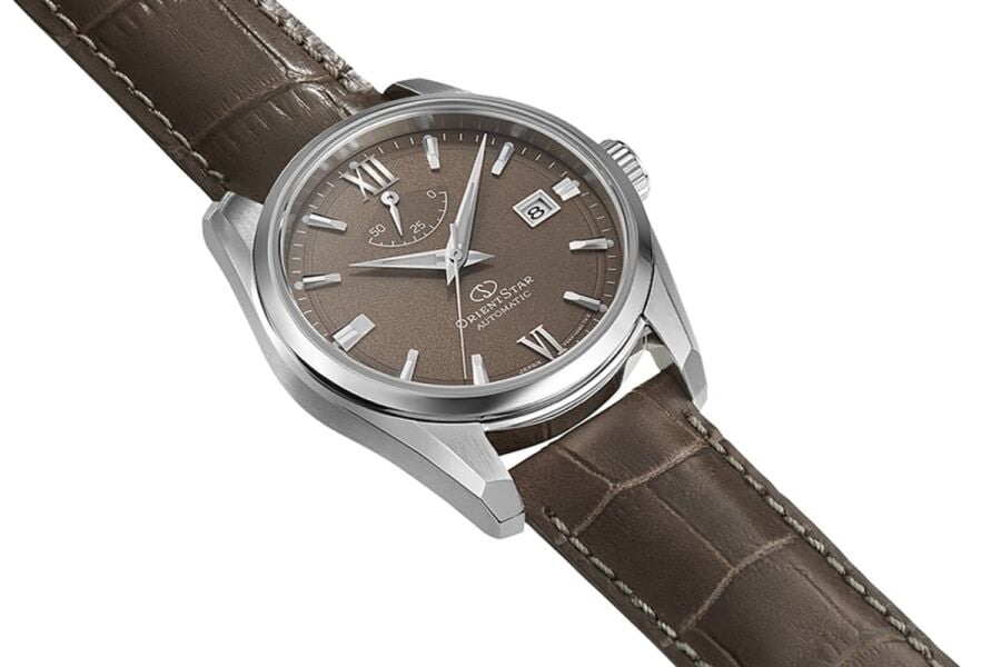 Orient Star RE-AU0113Y00B Kurmalı Otomatik Deri Kordon Gri Safir Cam 39 mm Erkek Kol Saati