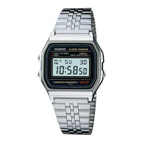 Casio A159W-N1DF Quartz Dijital Çelik Gri 33 mm Erkek Kol Saati