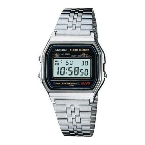 Casio A159W-N1DF Quartz Dijital Çelik Gri 33 mm Erkek Kol Saati