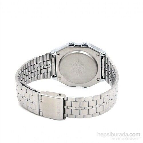 Casio A159W-N1DF Quartz Dijital Çelik Gri 33 mm Erkek Kol Saati