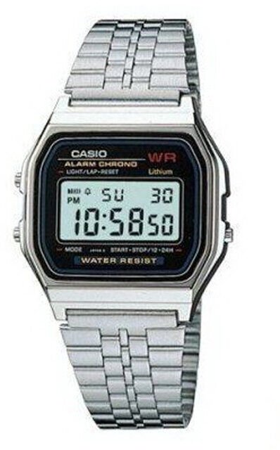 Casio A159W-N1DF Quartz Dijital Çelik Gri 33 mm Erkek Kol Saati