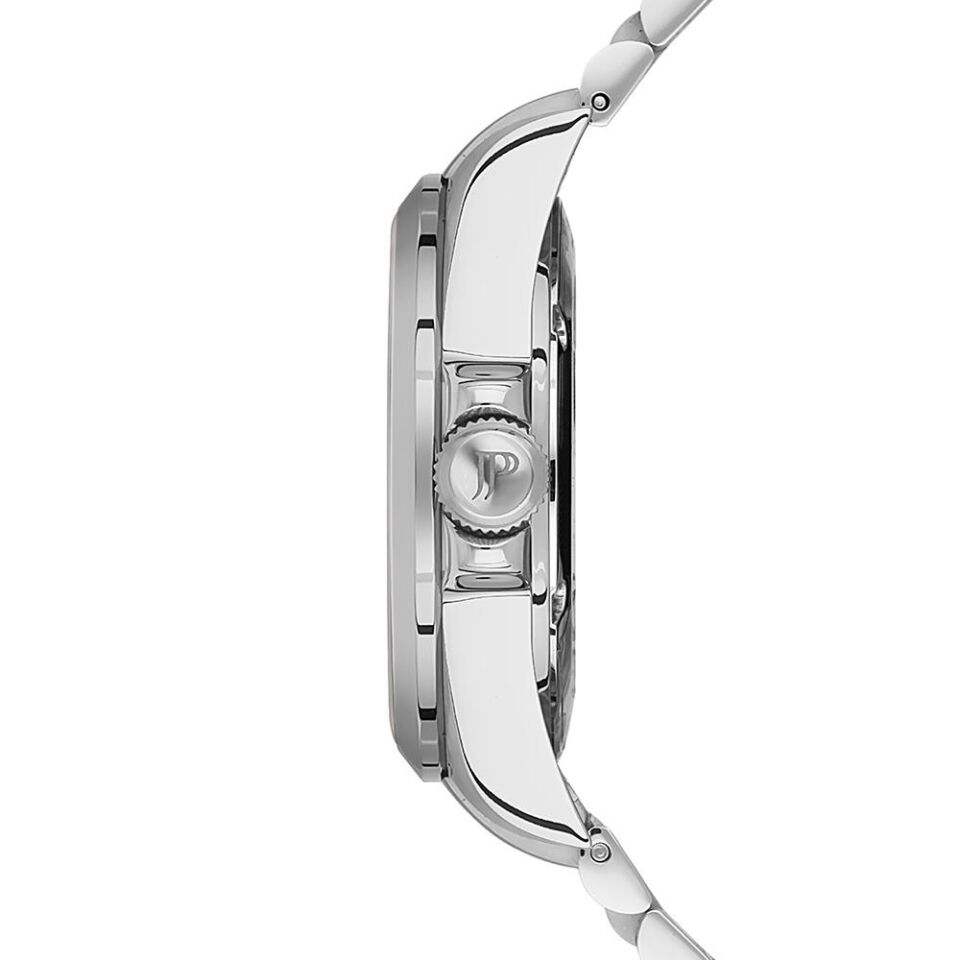 Jacques Philippe JPAGS5513X6 Quartz Swiss Made Çelik Gri Yeşil Kadran Safir Cam 10 ATM 41 mm Erkek Kol Saati