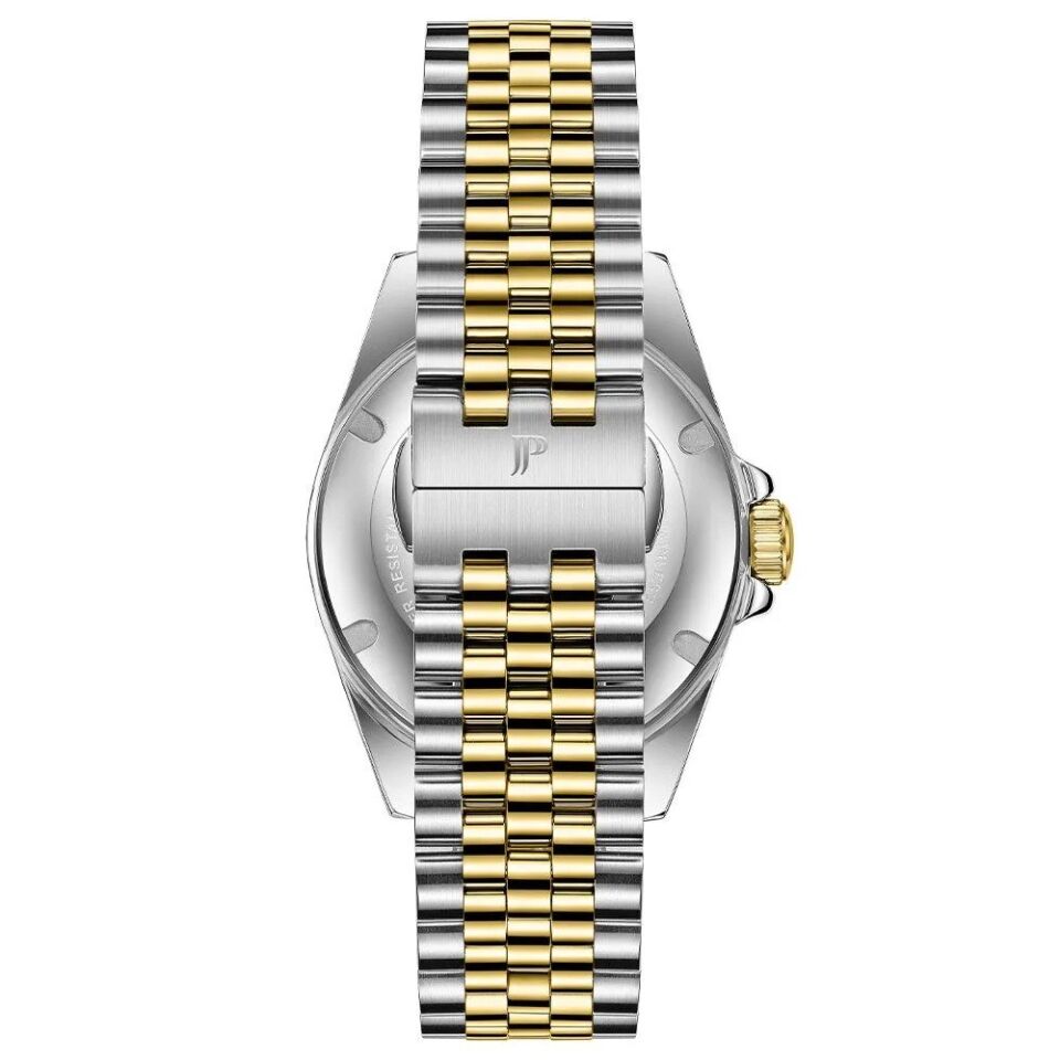 Jacques Philippe JPQGS5973X8V2 Swiss Made Quartz Çelik Altın/Gri Yeşil Kadran Safir Cam 10 ATM 40 mm Erkek Kol Saati