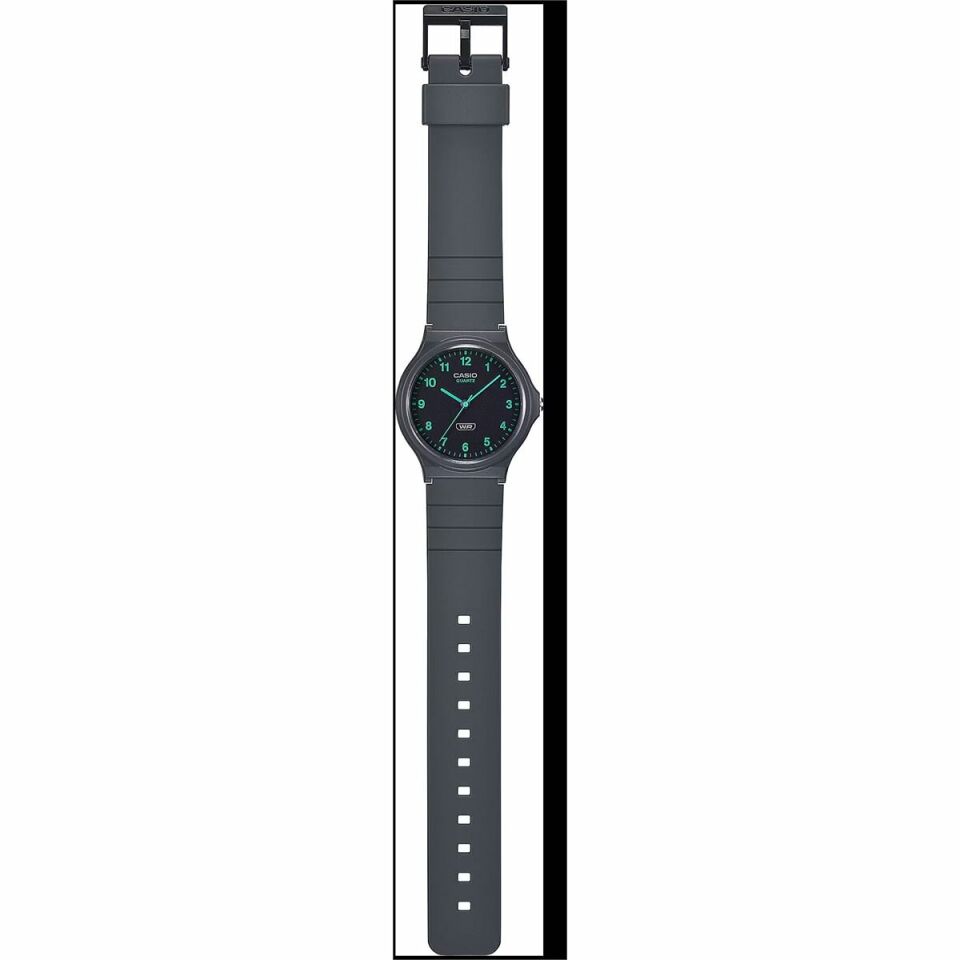Casio MQ-24B-8BDF Quartz Silikon Kordon Siyah 35 mm Erkek Kol Saati