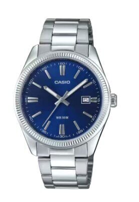 Casio MTP-1302PD-2AVEF Quartz Çelik Gri Lacivert Kadran 39 mm Erkek Kol Saati