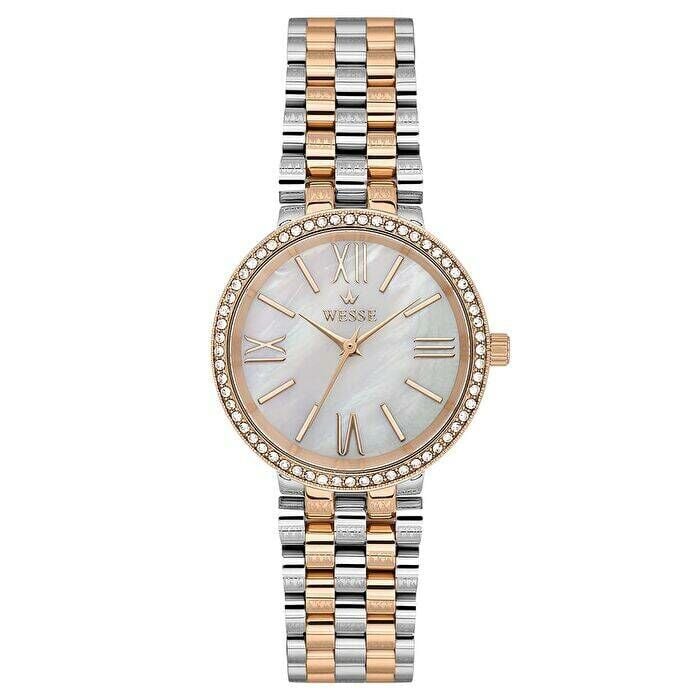Wesse WWL112605 Quartz Çelik Rose/Gri 34 mm Kadın Kol Saati