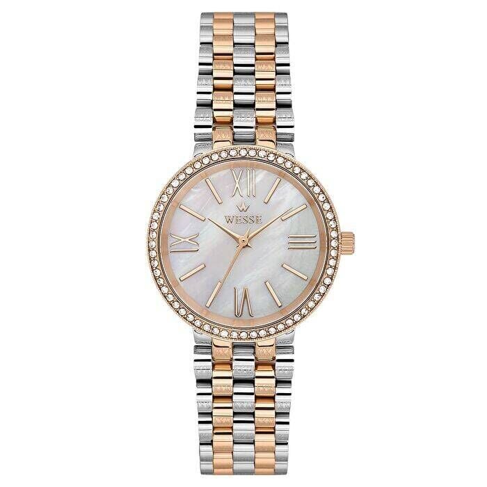 Wesse WWL112605 Quartz Çelik Rose/Gri 34 mm Kadın Kol Saati