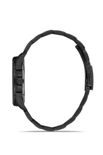 Ferro F11313A-G Çelik Siyah 43 mm Erkek Kol Saati