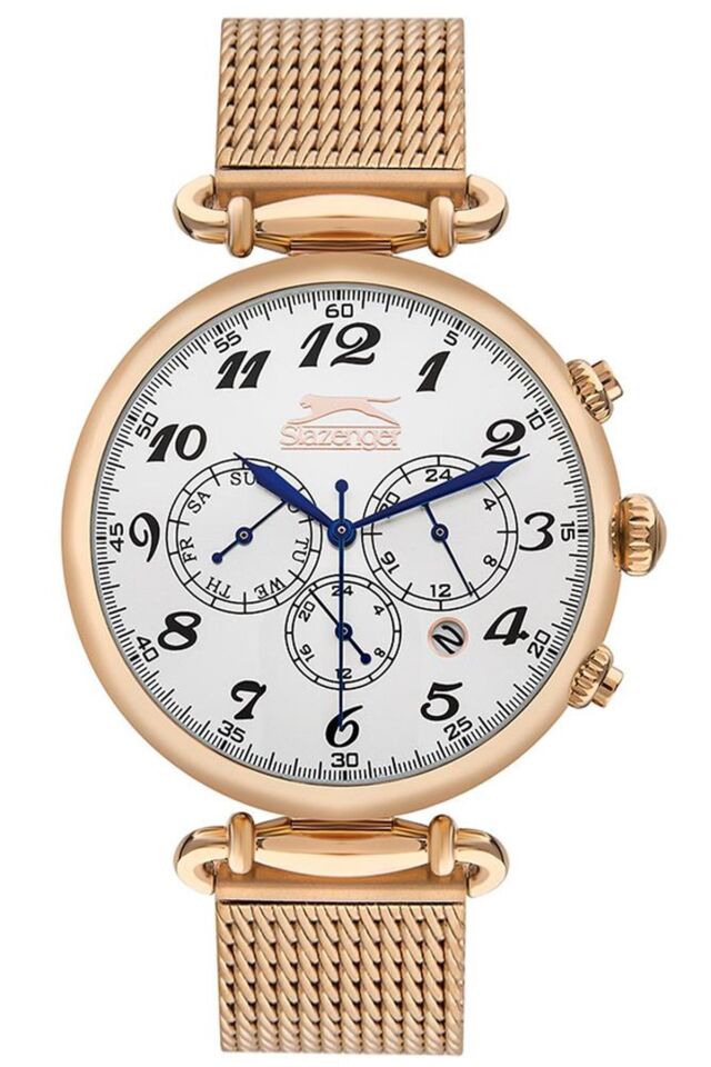 Slazenger SL.09.2200.2.02 Quartz Hasır Rose 43 mm Erkek Kol Saati