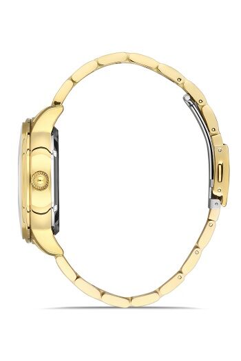 Ferro F31399A-B Otomatik Çelik Altın Rengi 44 mm Erkek Kol Saati