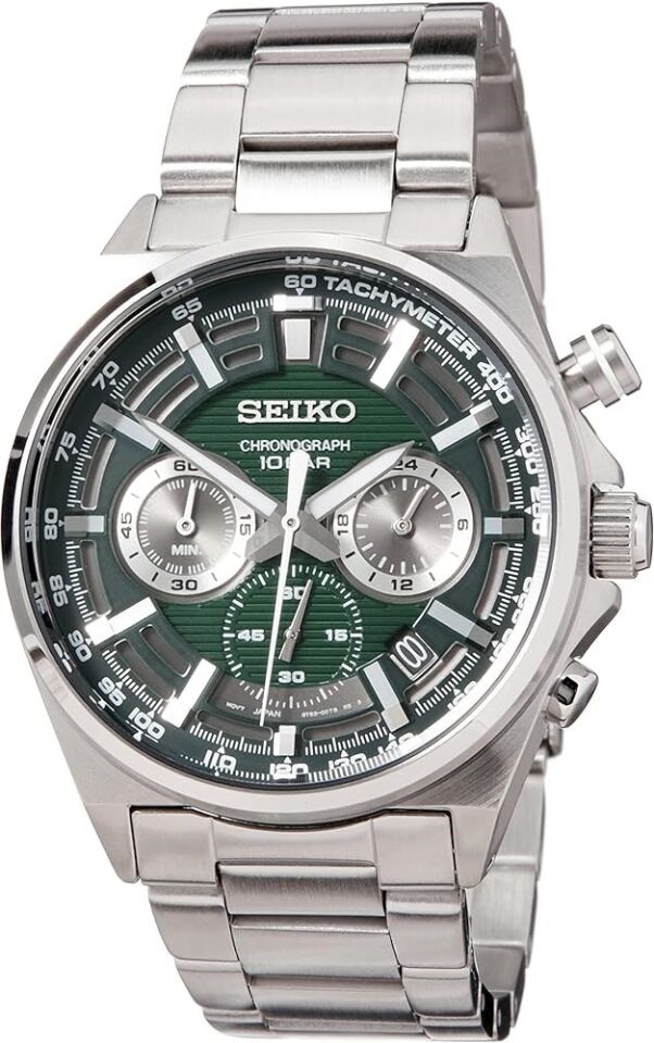 Seiko SSB405P 41 mm Gri Kronolu Çelik Erkek Kol Saati