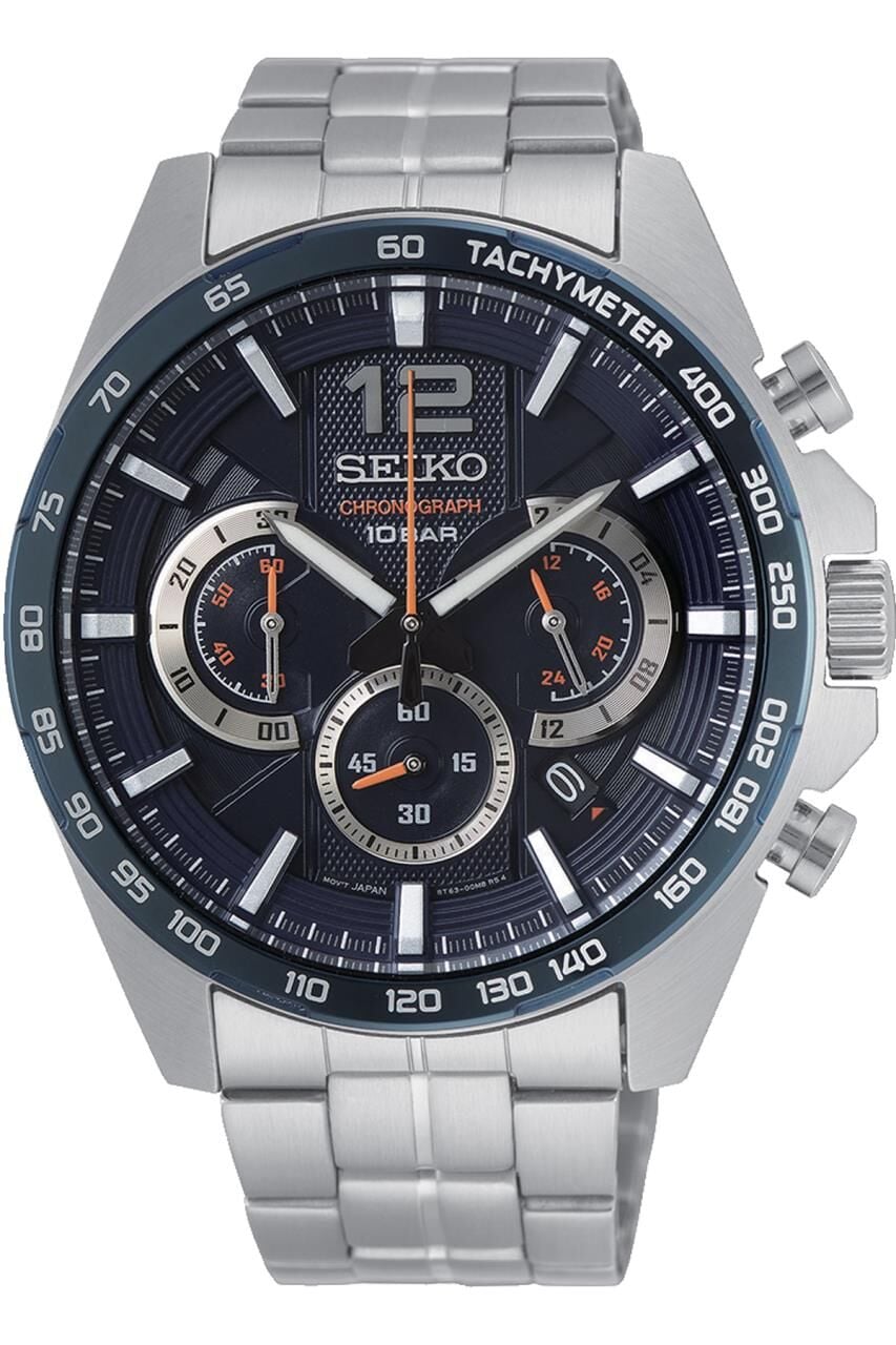 Seiko SSB345P Quartz Çelik Lacivert Kadran 44 mm Erkek Kol Saati