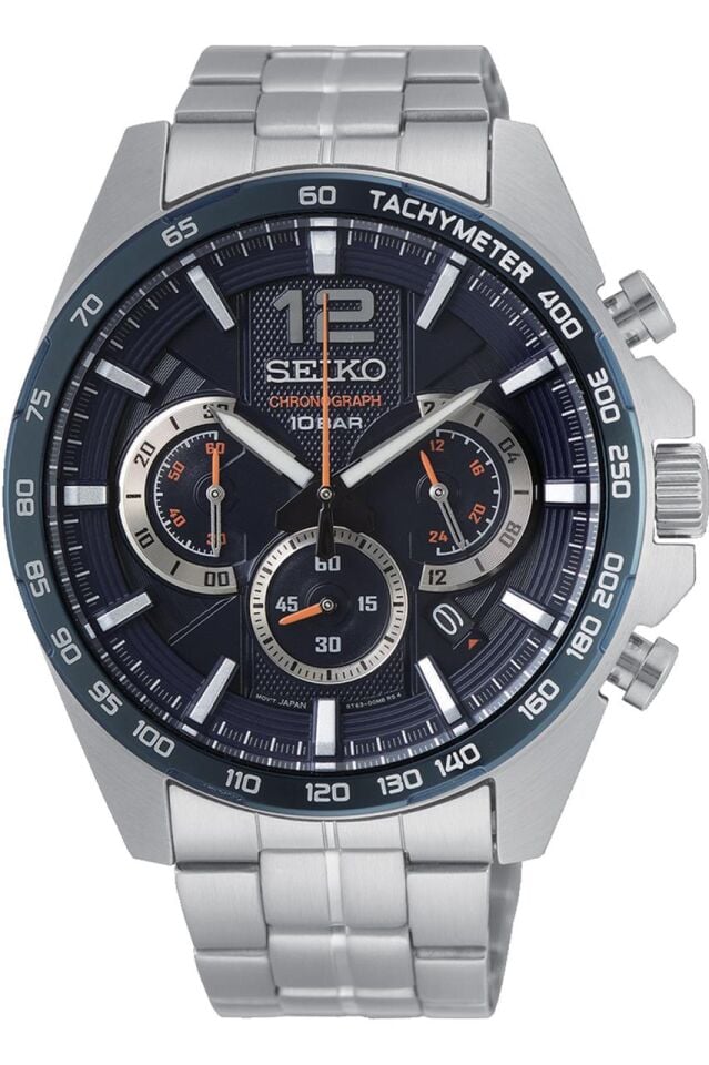 Seiko SSB345P Quartz Çelik Lacivert Kadran 44 mm Erkek Kol Saati