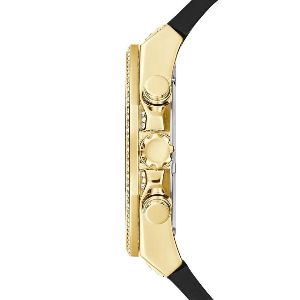 Guess GUGW0518G2 Quartz Silikon Siyah 44 mm Erkek Kol Saati