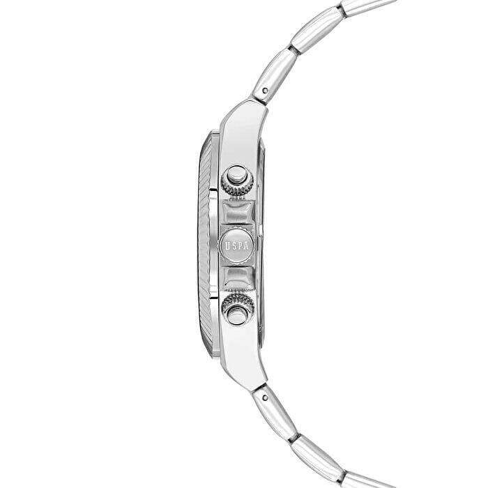 U.s. Polo Assn. USPA1128-01 Quartz Çelik Gri Lacivert Kadran 40 mm Erkek Kol Saati