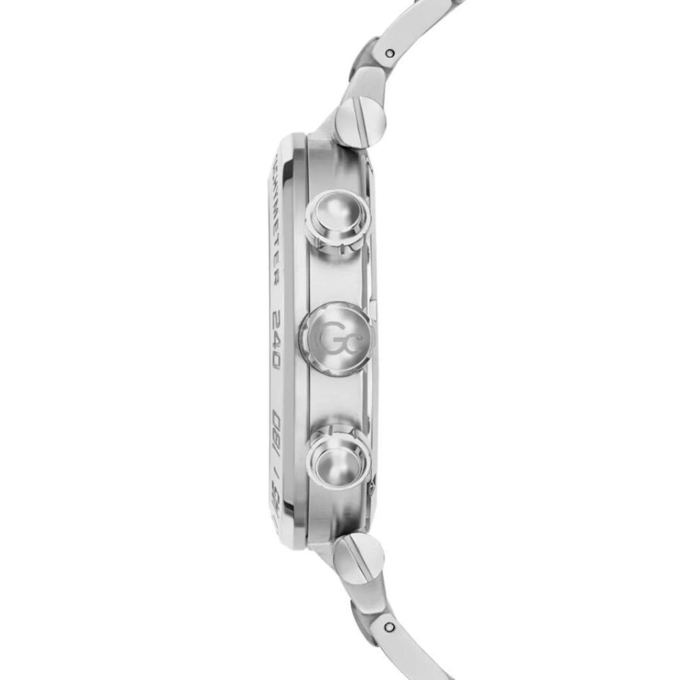 Guess Collection GCZ50001G7MF Quartz Çelik Gri Siyah Kadran 44 mm Erkek Kol Saati