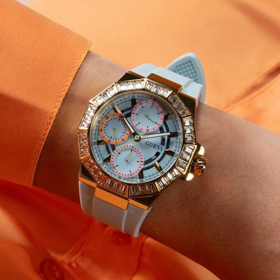 Guess GUGW0695L1 Quartz Silikon Mavi 39 mm Kadın Kol Saati