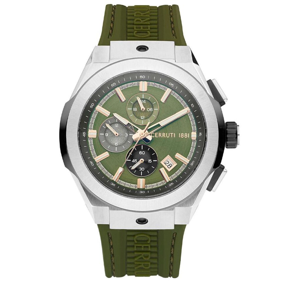 Cerruti 1881 CIWGQ2224002 48 mm Yeşil Erkek Kol Saati