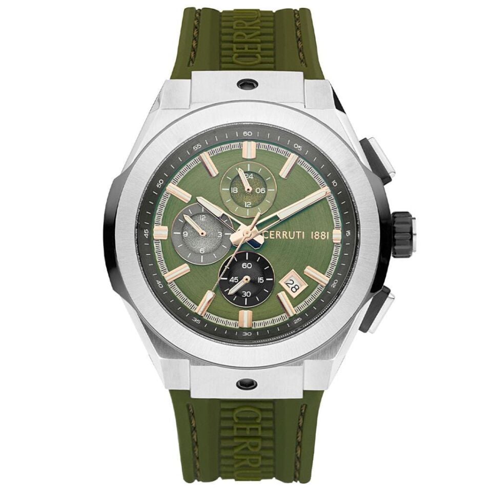 Cerruti 1881 CIWGQ2224002 48 mm Yeşil Erkek Kol Saati