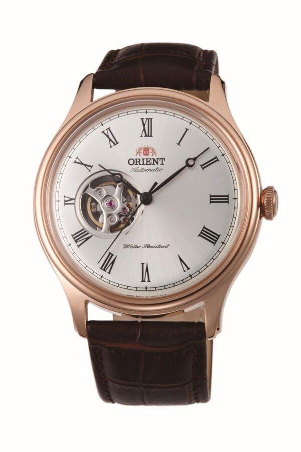 Orient  Open Heart Koleksiyon TAG00001S0 Otomatik Deri Kahverengi 43 mm Erkek Kol Saati