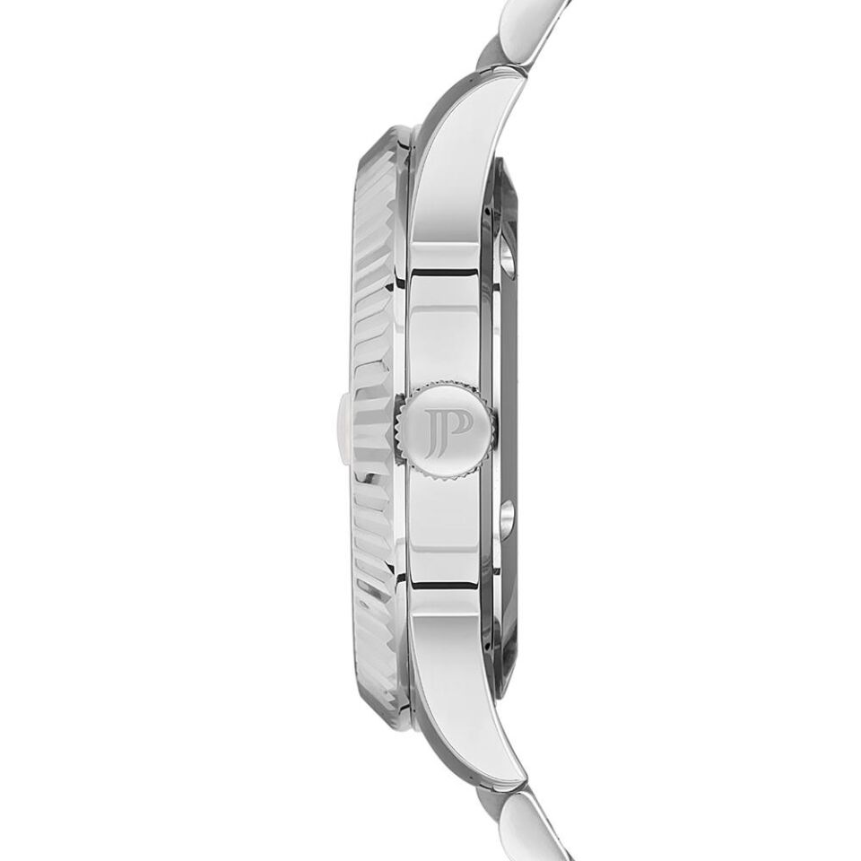 Jacques Philippe JPQGS2313X6 Quartz Swiss Made Çelik Gri Yeşil Kadran 41 mm Erkek Kol Saati