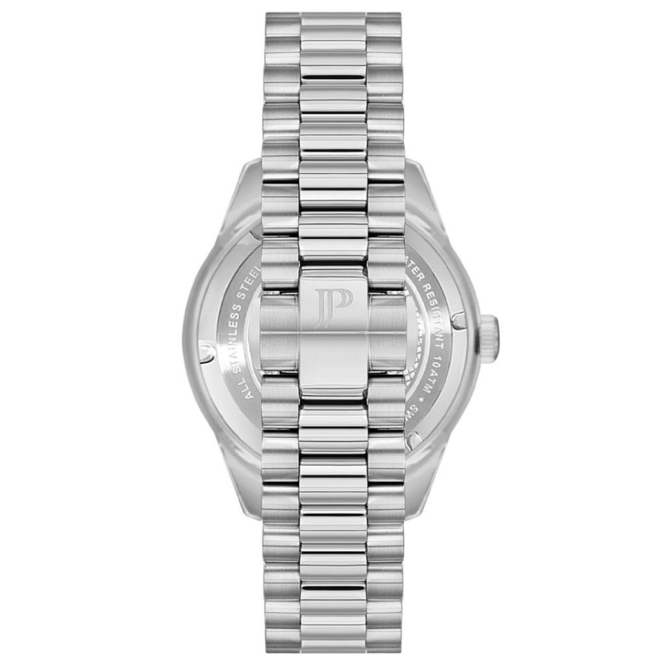 Jacques Philippe JPQGS2313X6 Quartz Swiss Made Çelik Gri Yeşil Kadran 41 mm Erkek Kol Saati