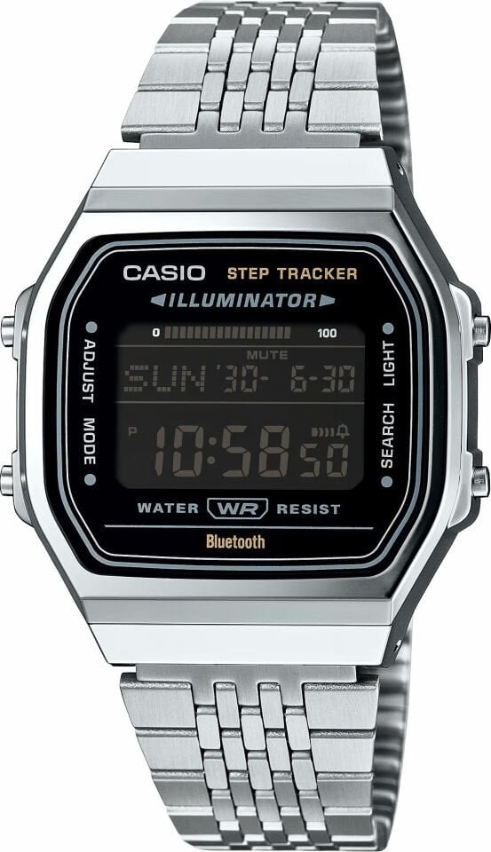 Casio ABL-100WE-1BDF Retro Quartz Dijital Çelik Gri 38 mm Erkek Kol Saati