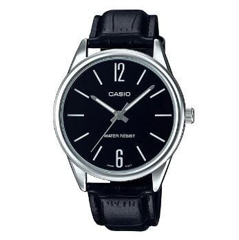 Casio MTP-V005L-1BUDF Quartz Deri Siyah 40 mm Erkek Kol Saati