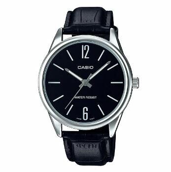 Casio MTP-V005L-1BUDF Quartz Deri Siyah 40 mm Erkek Kol Saati