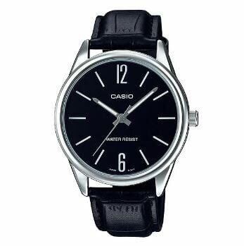 Casio MTP-V005L-1BUDF Quartz Deri Siyah 40 mm Erkek Kol Saati