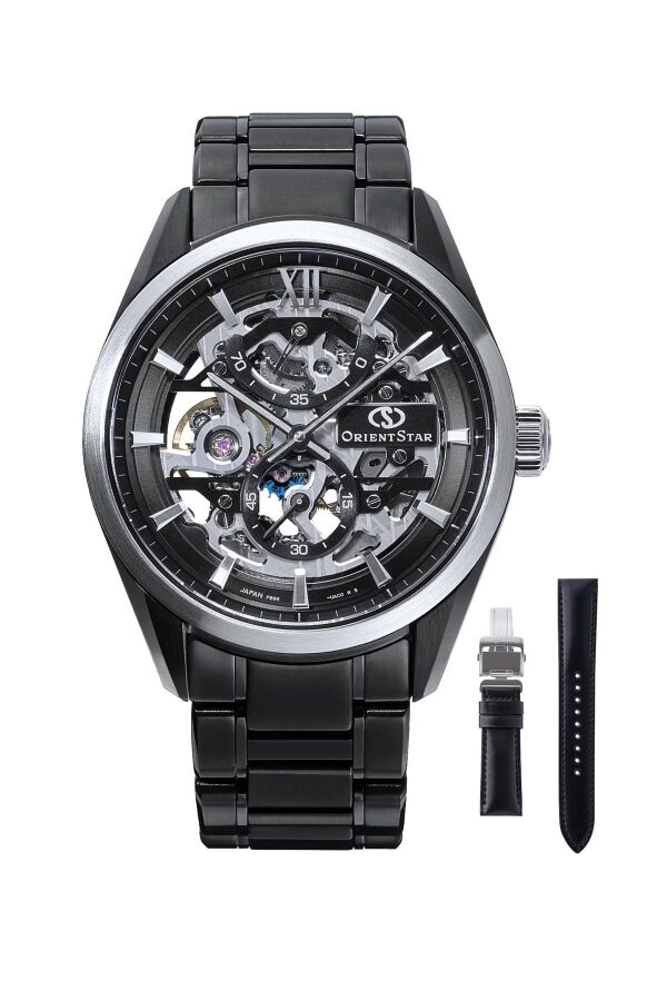 Orient Star RE-AZ0105N00B Limited Edition Kurmalı Otomatik Çelik Siyah Safir Cam 39 mm Erkek Kol Saati