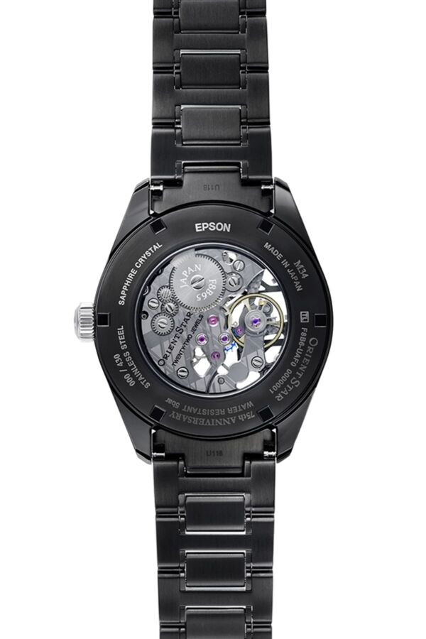Orient Star RE-AZ0105N00B Limited Edition Kurmalı Otomatik Çelik Siyah Safir Cam 39 mm Erkek Kol Saati