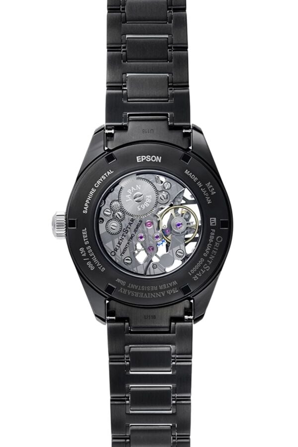 Orient Star RE-AZ0105N00B Limited Edition Kurmalı Otomatik Çelik Siyah Safir Cam 39 mm Erkek Kol Saati