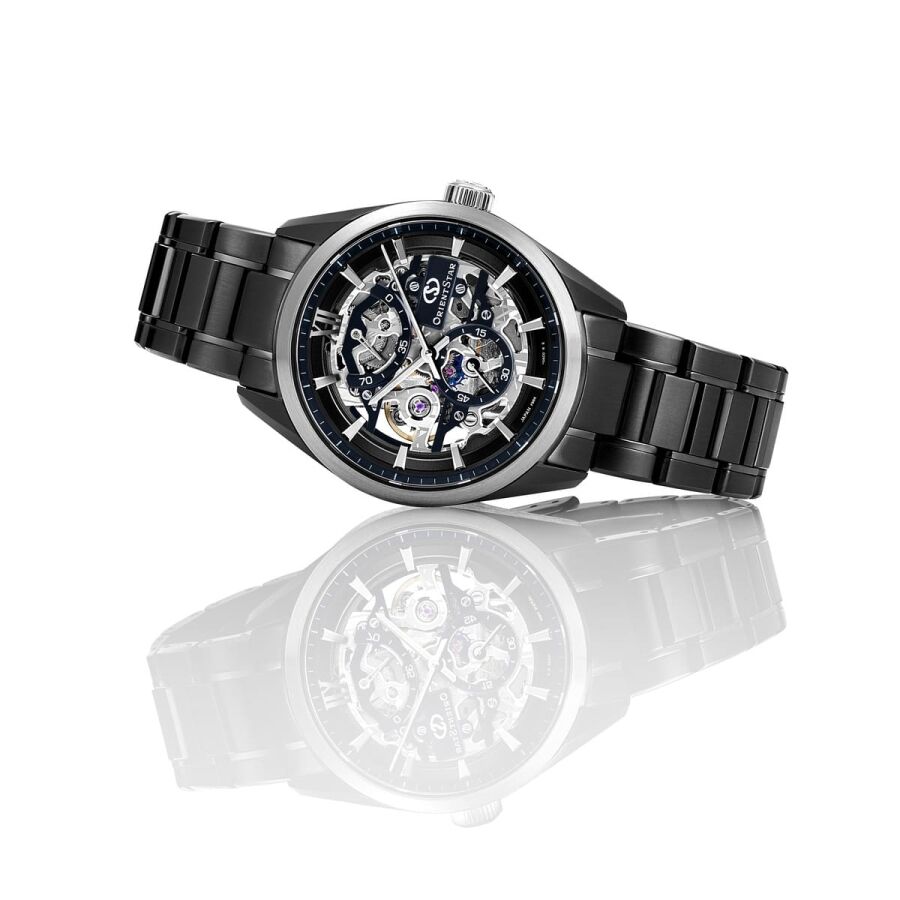Orient Star RE-AZ0105N00B Limited Edition Kurmalı Otomatik Çelik Siyah Safir Cam 39 mm Erkek Kol Saati