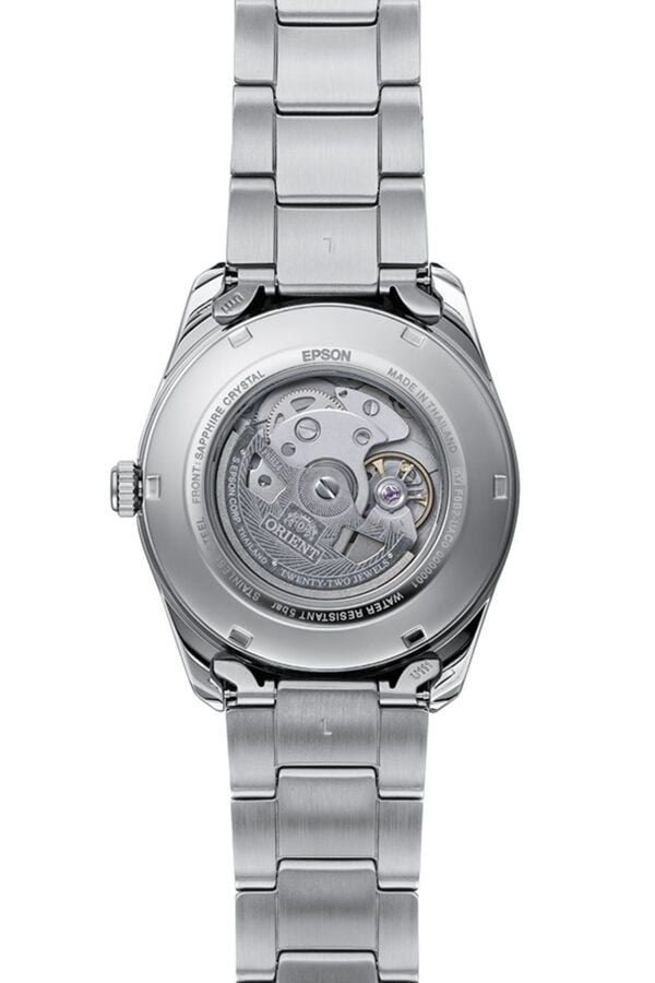 Orient Sun&Moon RA-AK0313Y30B Kurmalı Otomatik Çelik Gri Kahverengi Kadran Safir Cam 42 mm Erkek Kol Saati
