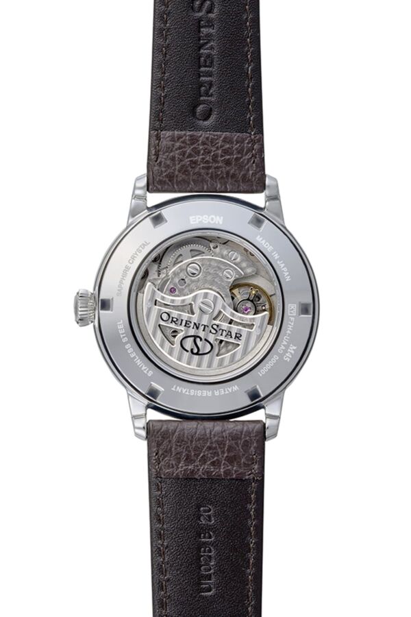 Orient Star RE-BS0002S00B Kurmalı Otomatik Deri Kahverengi Safir Cam 39 mm Erkek Kol Saati