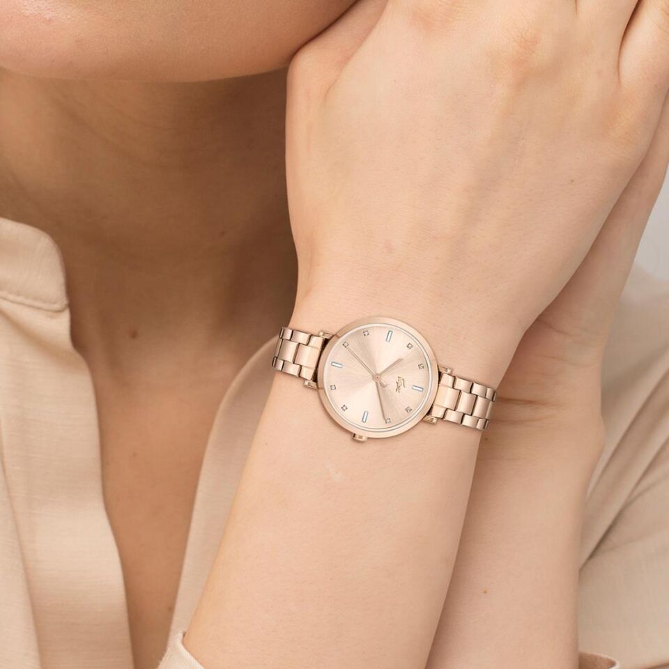 Lacoste 2001250 32 mm Rose Gold Kadın Kol Saati