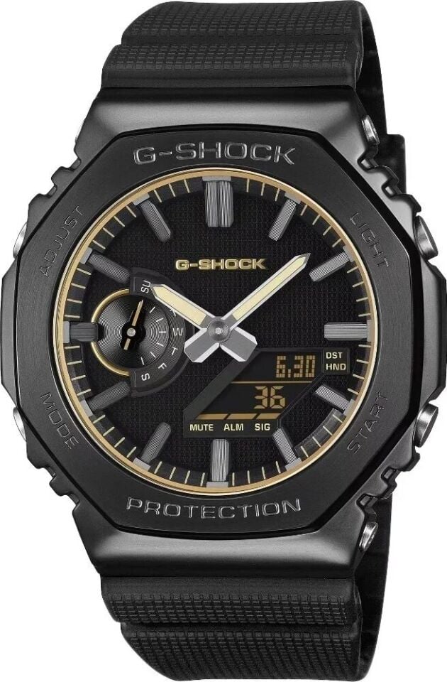 Casio GM-2100LXB-1A9DR Quartz Silikon Siyah 20 ATM 44 mm Erkek Kol Saati