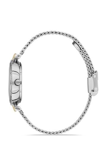 Ferro Gumus Hasır Kordon Kadın Kol Saati F2665C-D