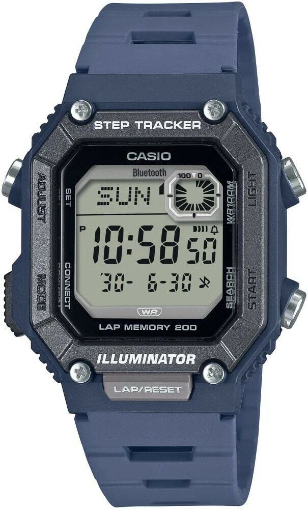Casio WS-B1000-2AVDF Quartz Dijital Lacivert 10 ATM 41 mm Erkek Kol Saati