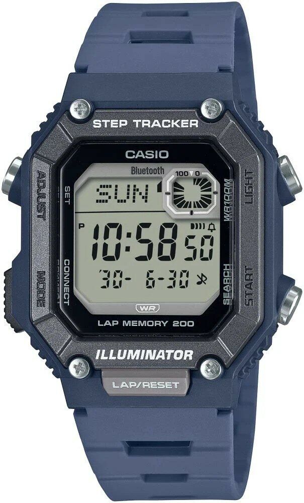 Casio WS-B1000-2AVDF Quartz Dijital Lacivert 10 ATM 41 mm Erkek Kol Saati