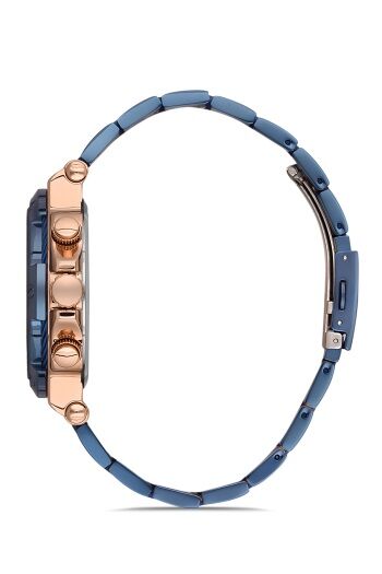 Ferro FM31168A-T Quartz Çelik Lacivert 47 mm Fonksiyonları Aktif Erkek Kol Saati